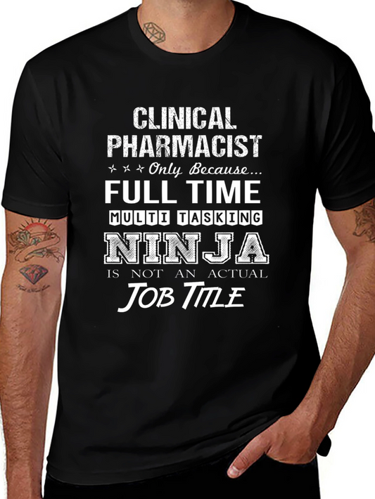 Clinical Pharmacist Ninja T-Shirt