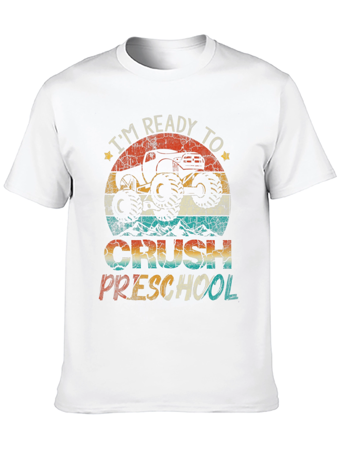 Ready to Crush Preschool Monster Truck Tee
