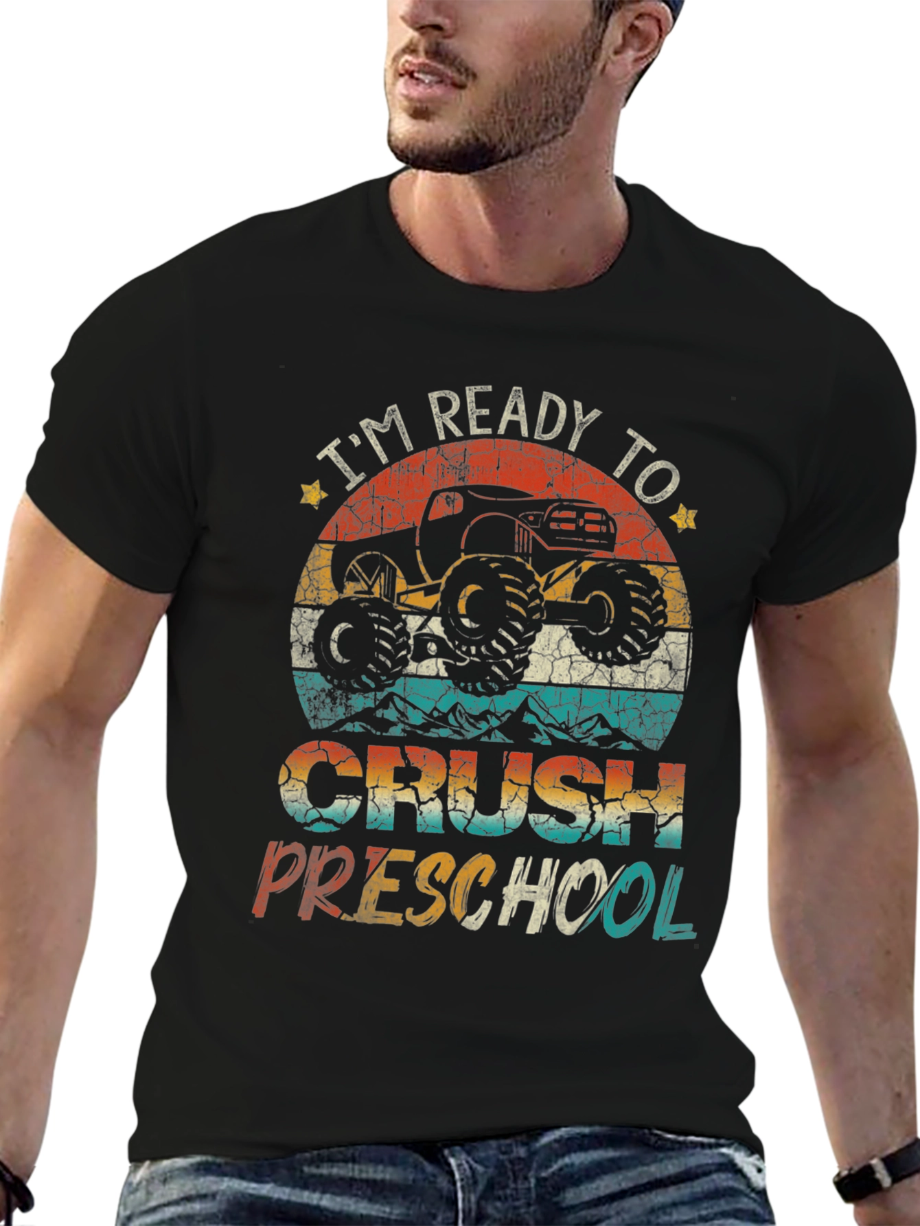 Ready to Crush Preschool Monster Truck Tee