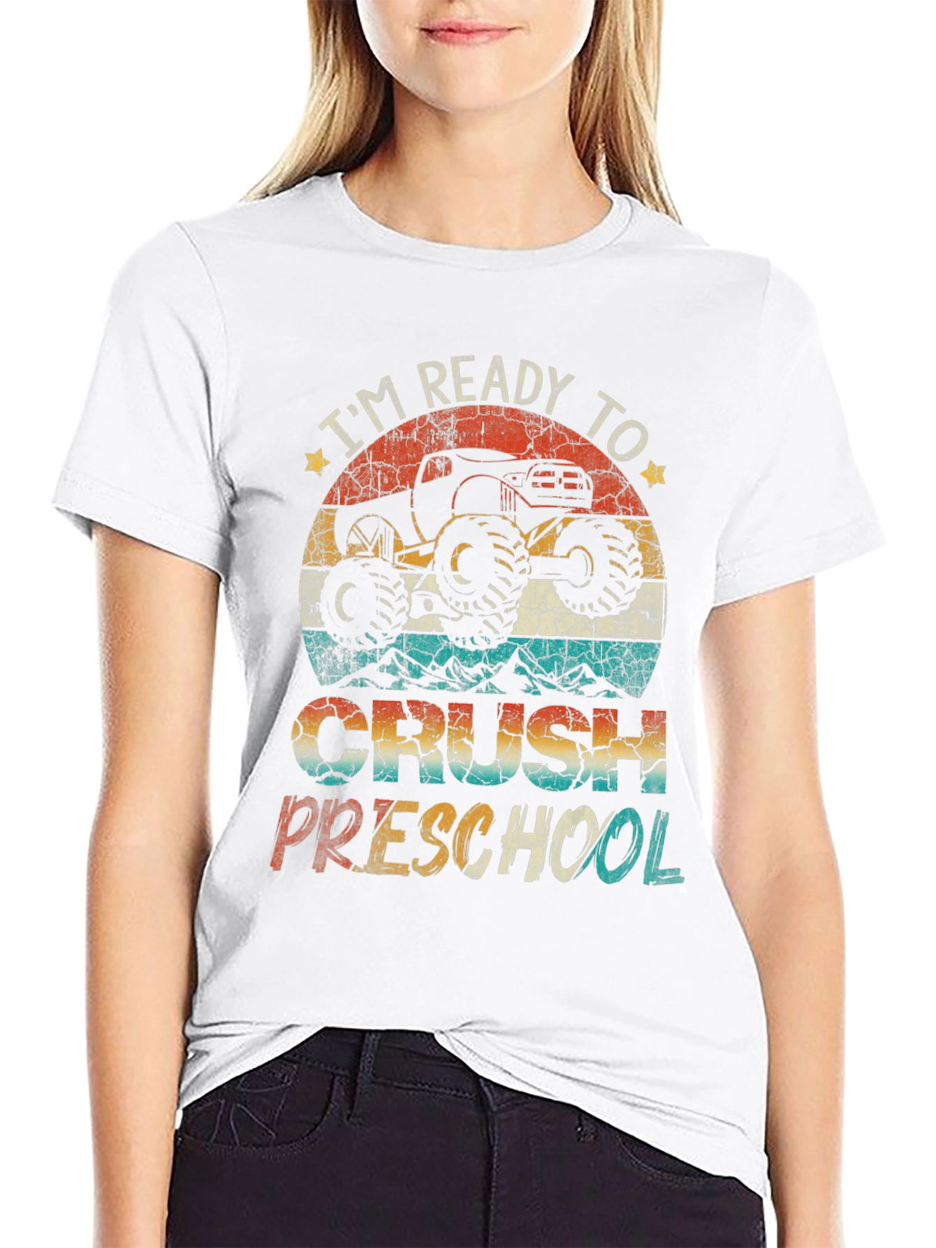 Ready to Crush Preschool Monster Truck Tee