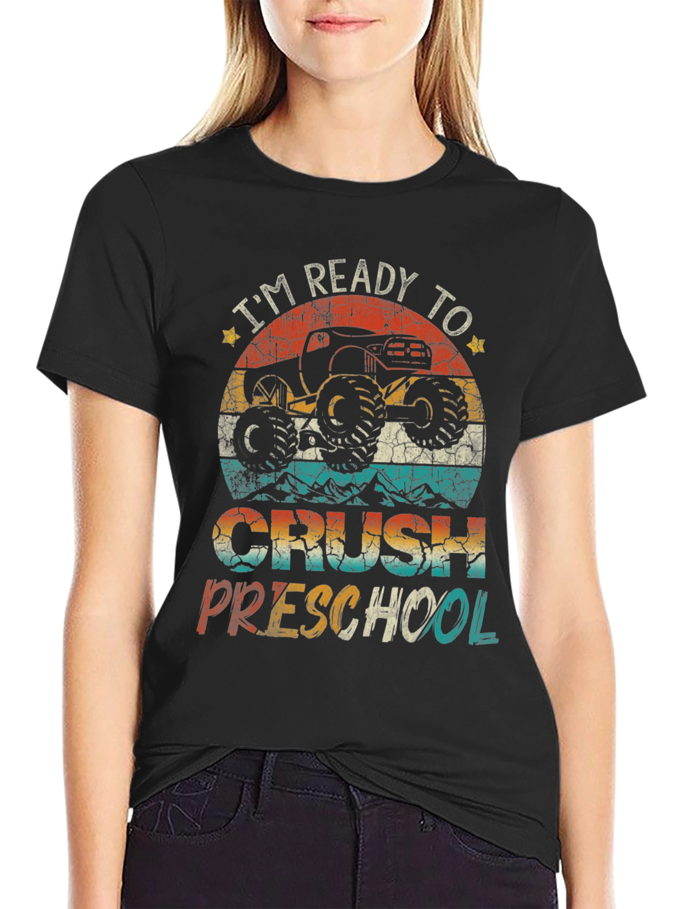 Ready to Crush Preschool Monster Truck Tee