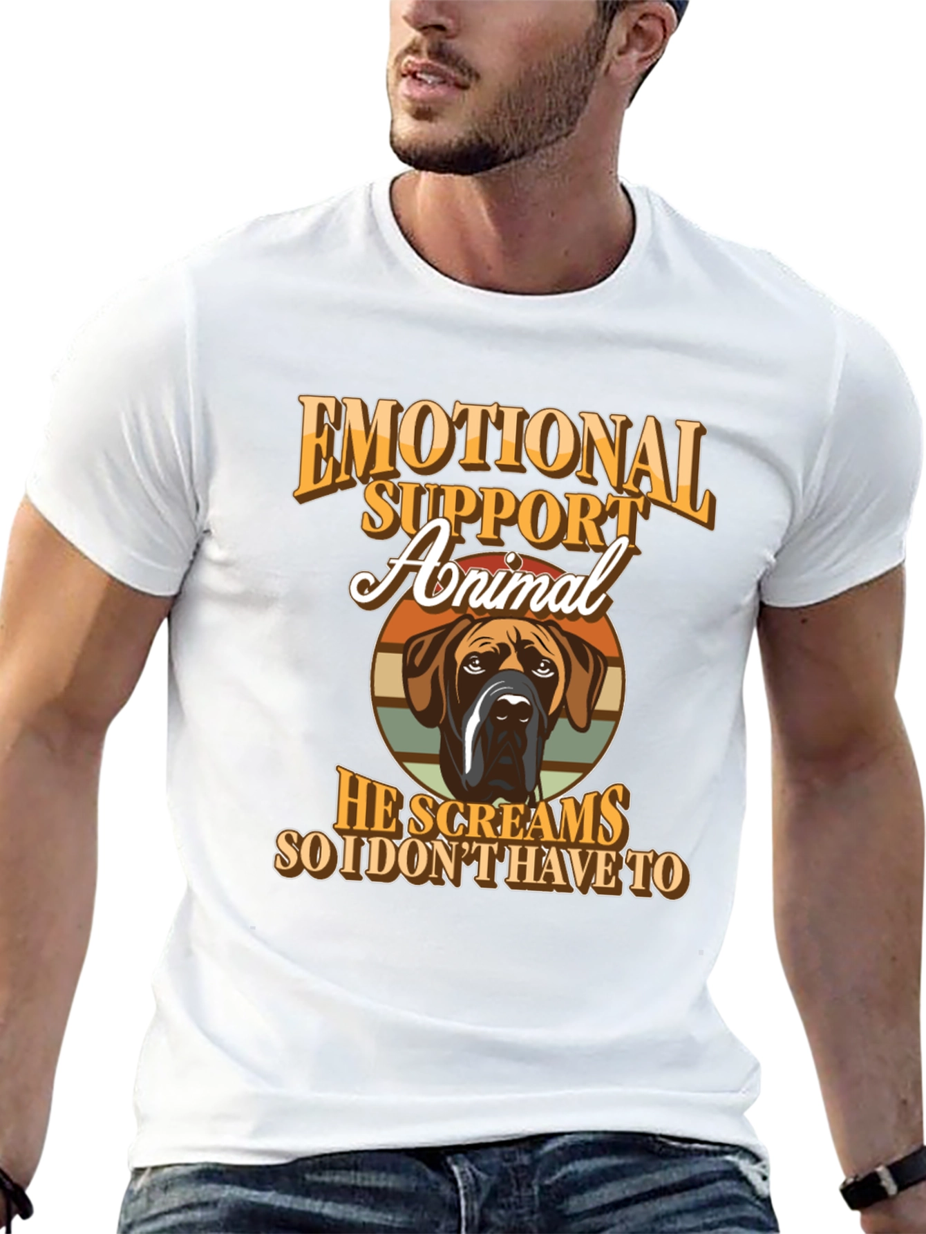Emotional Support Animal T-Shirt - Dog Lover Tee