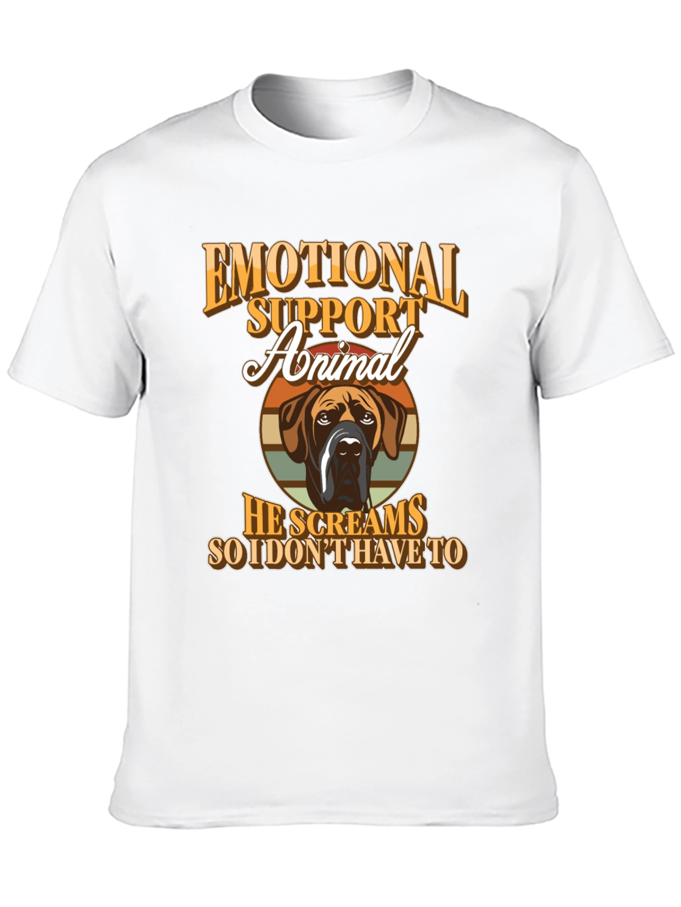 Emotional Support Animal T-Shirt - Dog Lover Tee