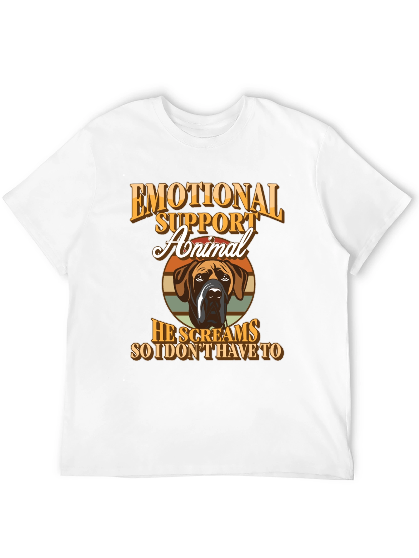 Emotional Support Animal T-Shirt - Dog Lover Tee