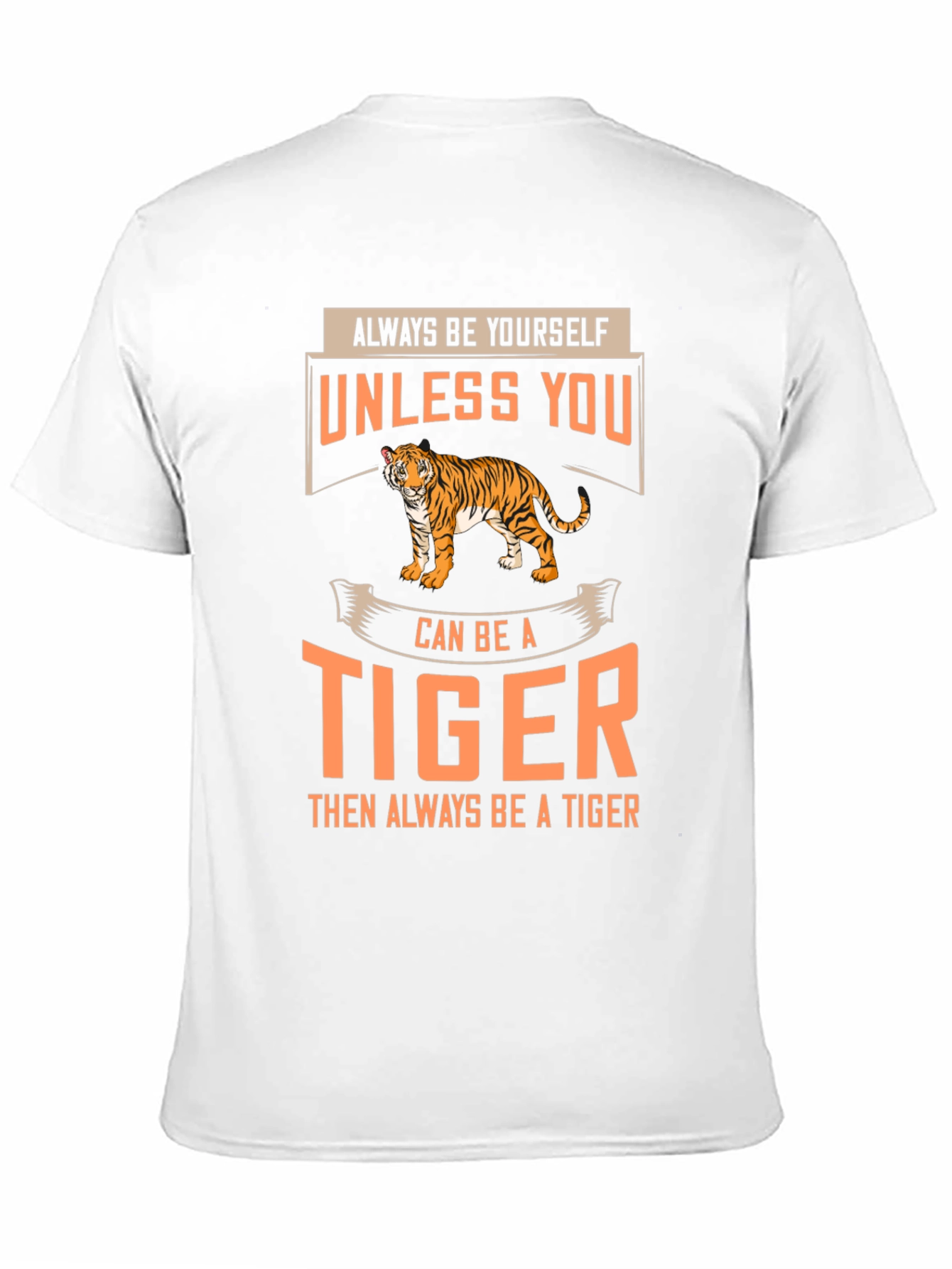 Always Be a Tiger Graphic T-Shirt - Black