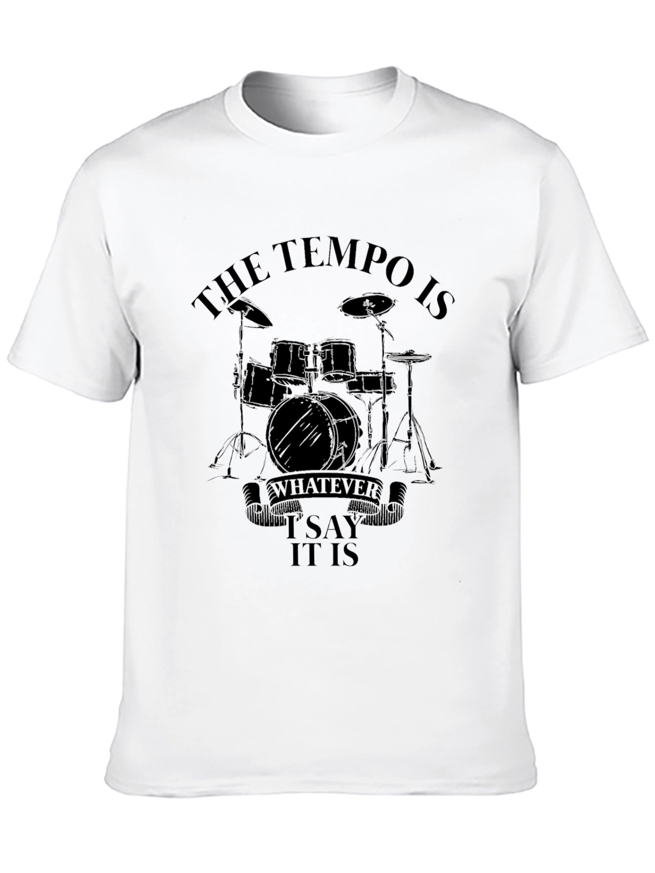 Tempo Drummer Black T-Shirt