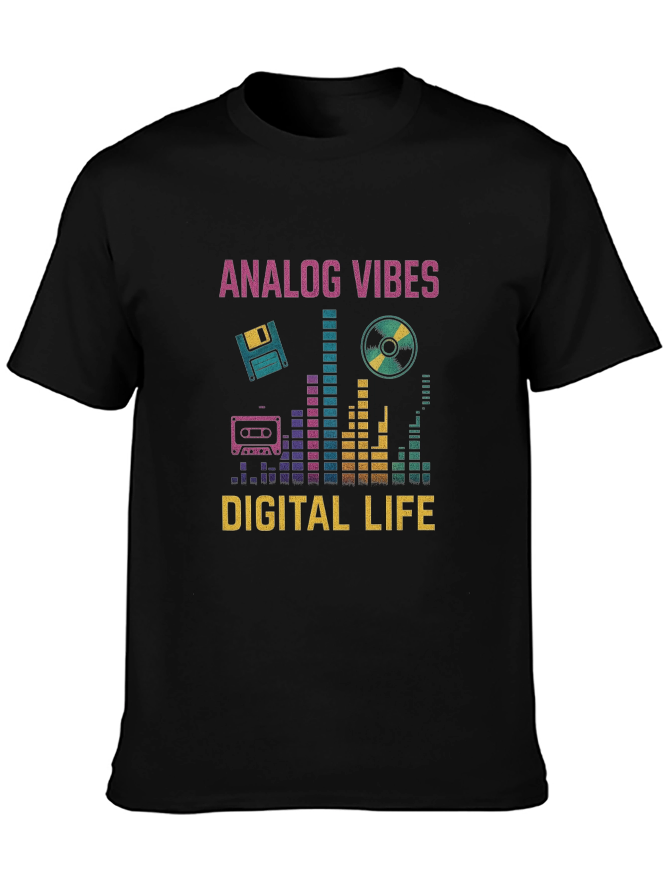 Analog Vibes Digital Life Graphic Tee