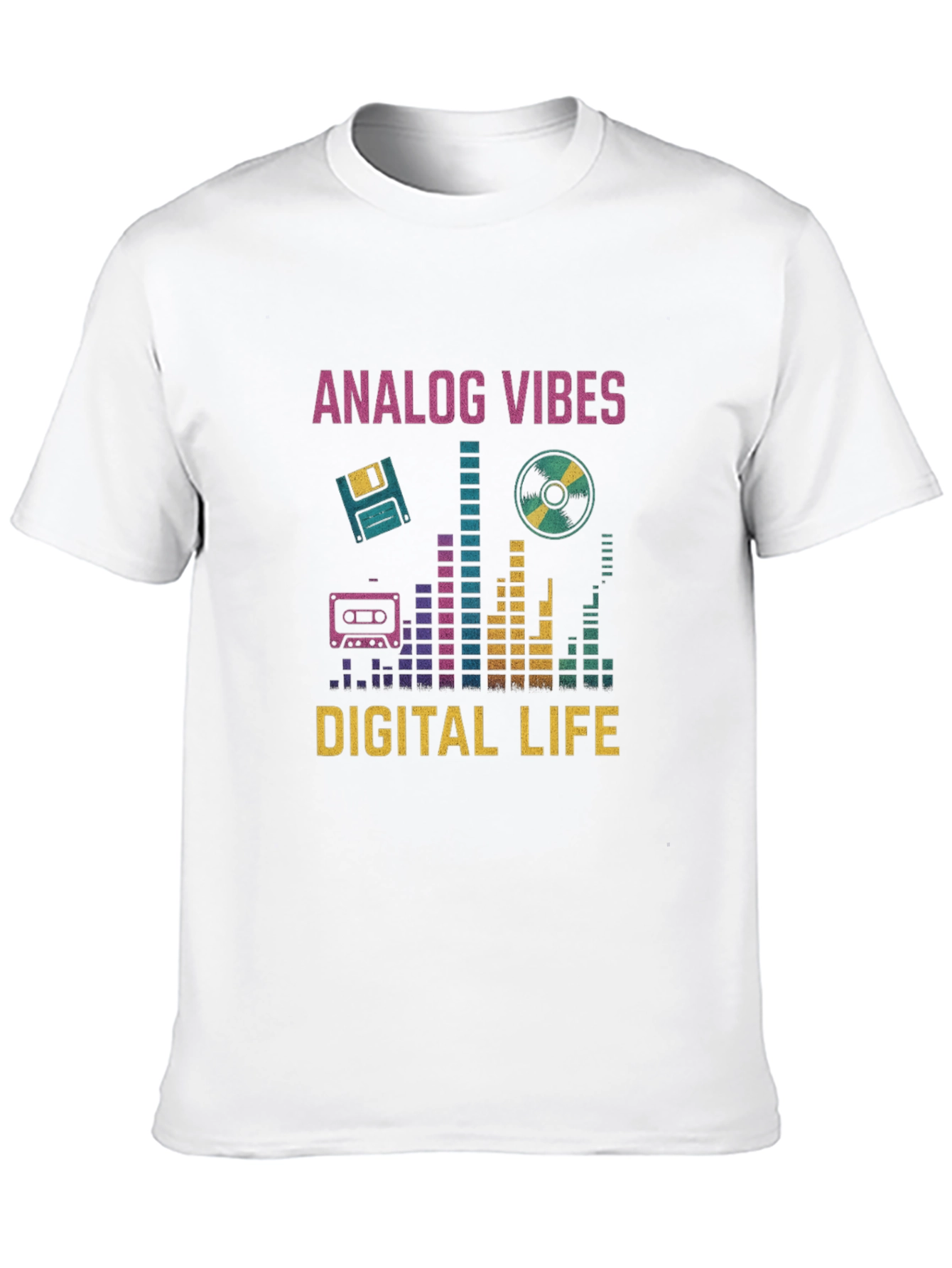 Analog Vibes Digital Life Graphic Tee