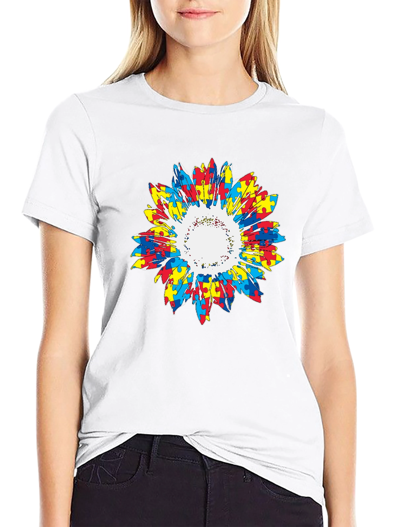 Autism Awareness Sunflower T-Shirt