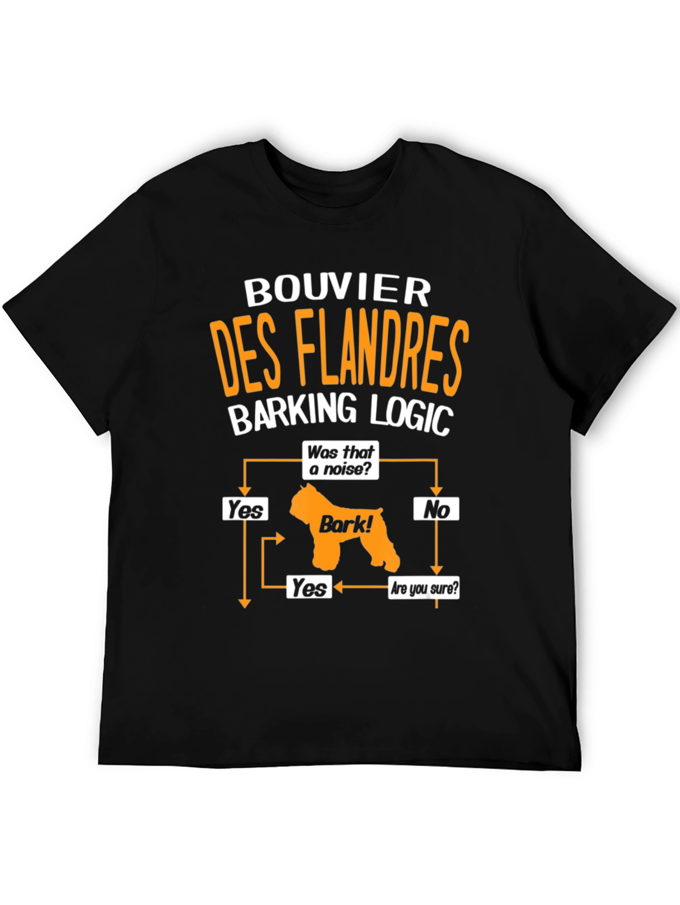 Bouvier des Flandres Barking Logic T-Shirt