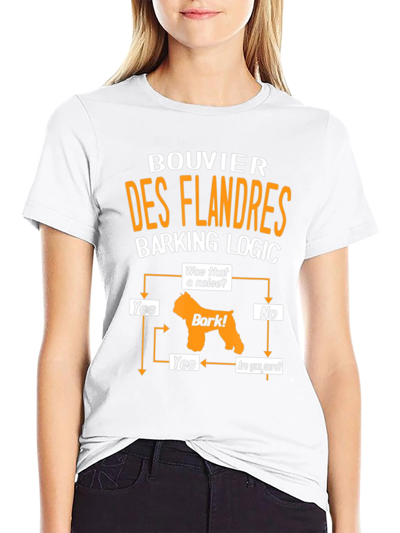 Bouvier des Flandres Barking Logic T-Shirt