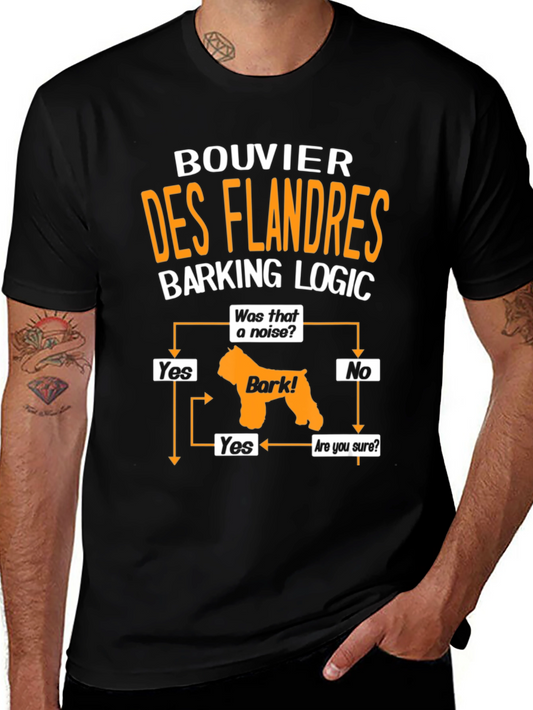 Bouvier des Flandres Barking Logic T-Shirt