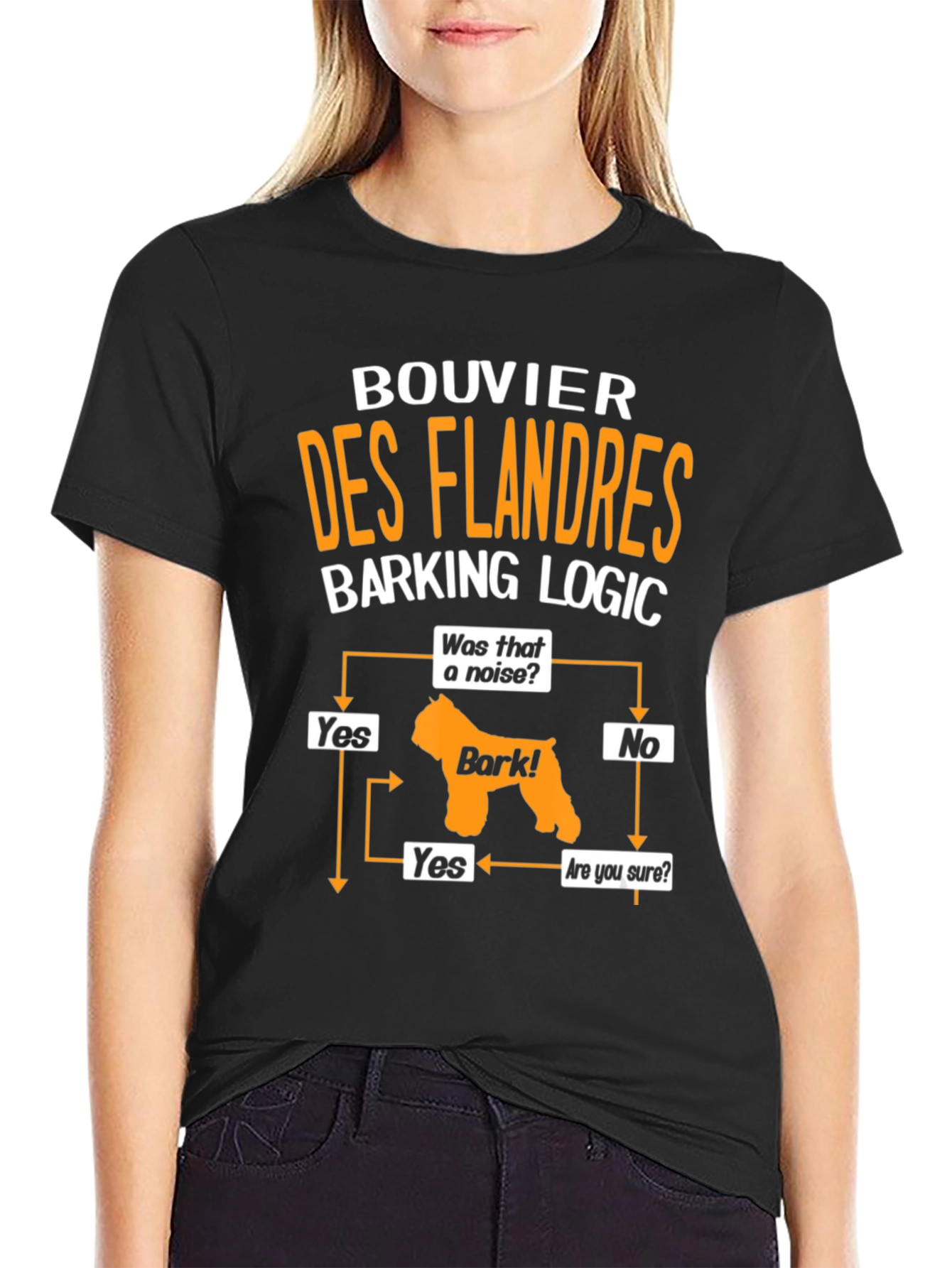 Bouvier des Flandres Barking Logic T-Shirt
