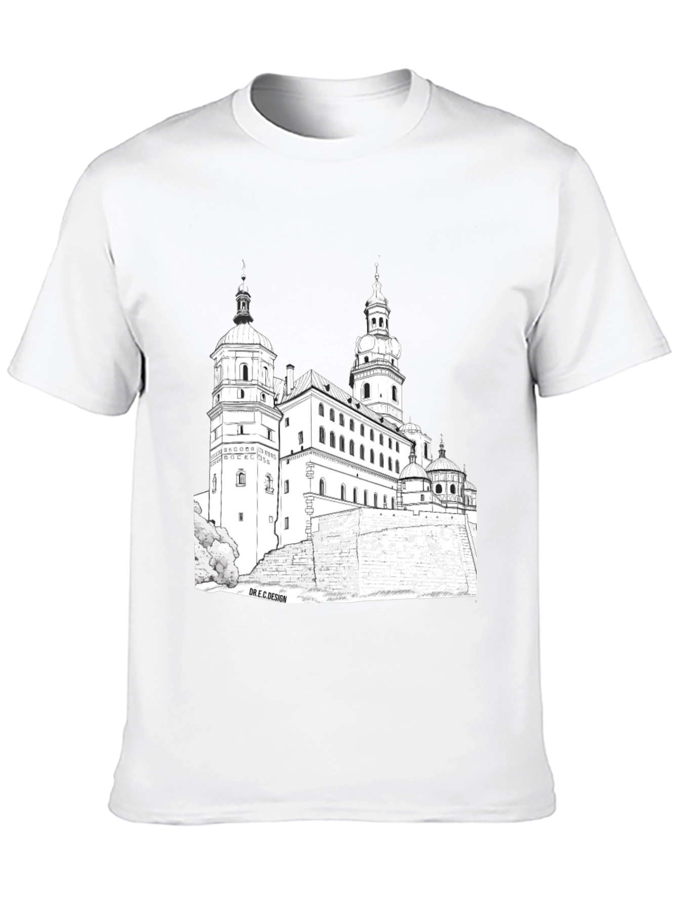 Wawel Castle Black Graphic Tee