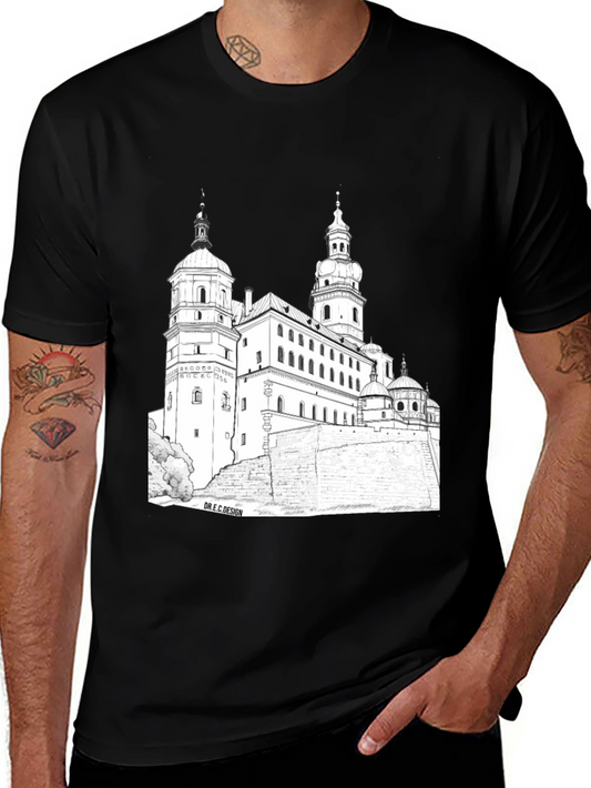 Wawel Castle Black Graphic Tee