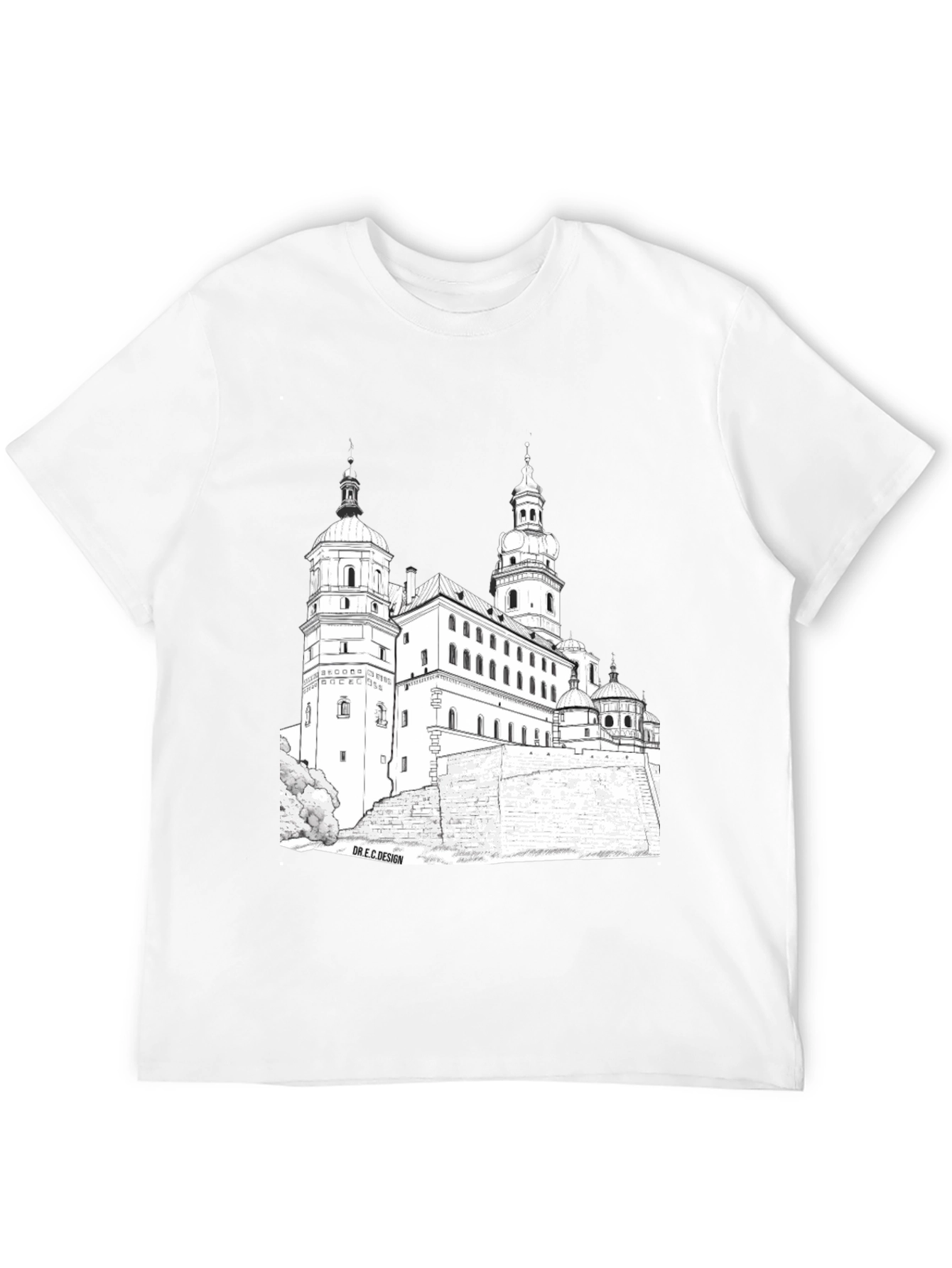 Wawel Castle Black Graphic Tee