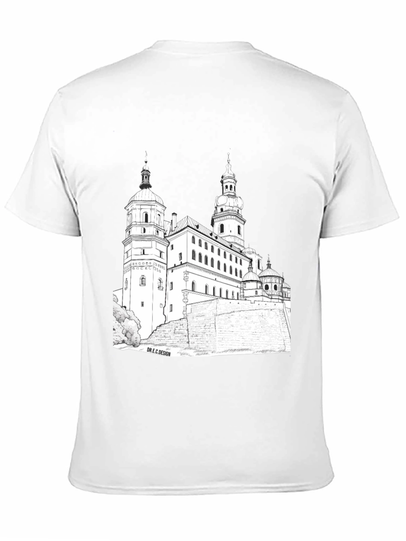 Wawel Castle Black Graphic Tee