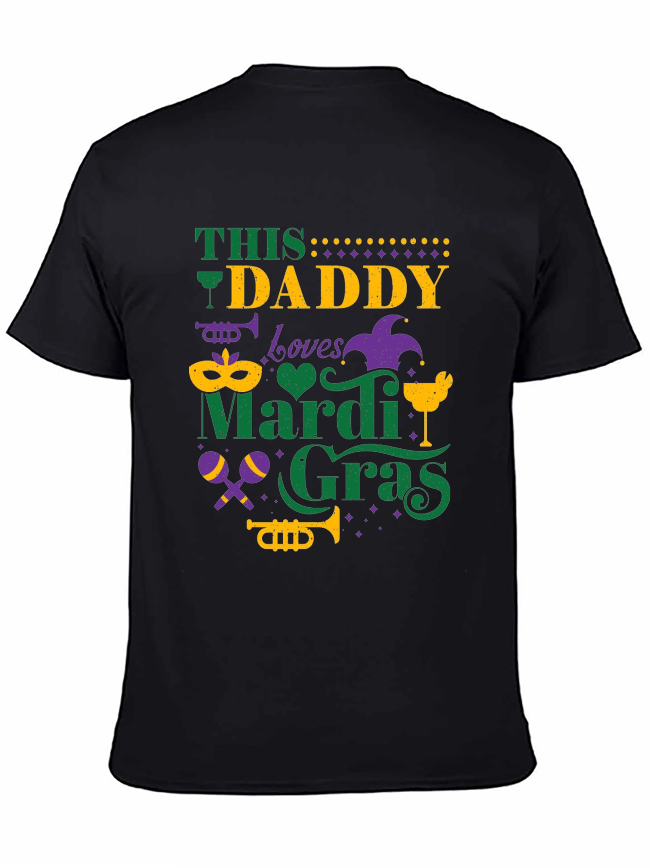 Mardi Gras Daddy Graphic T-Shirt