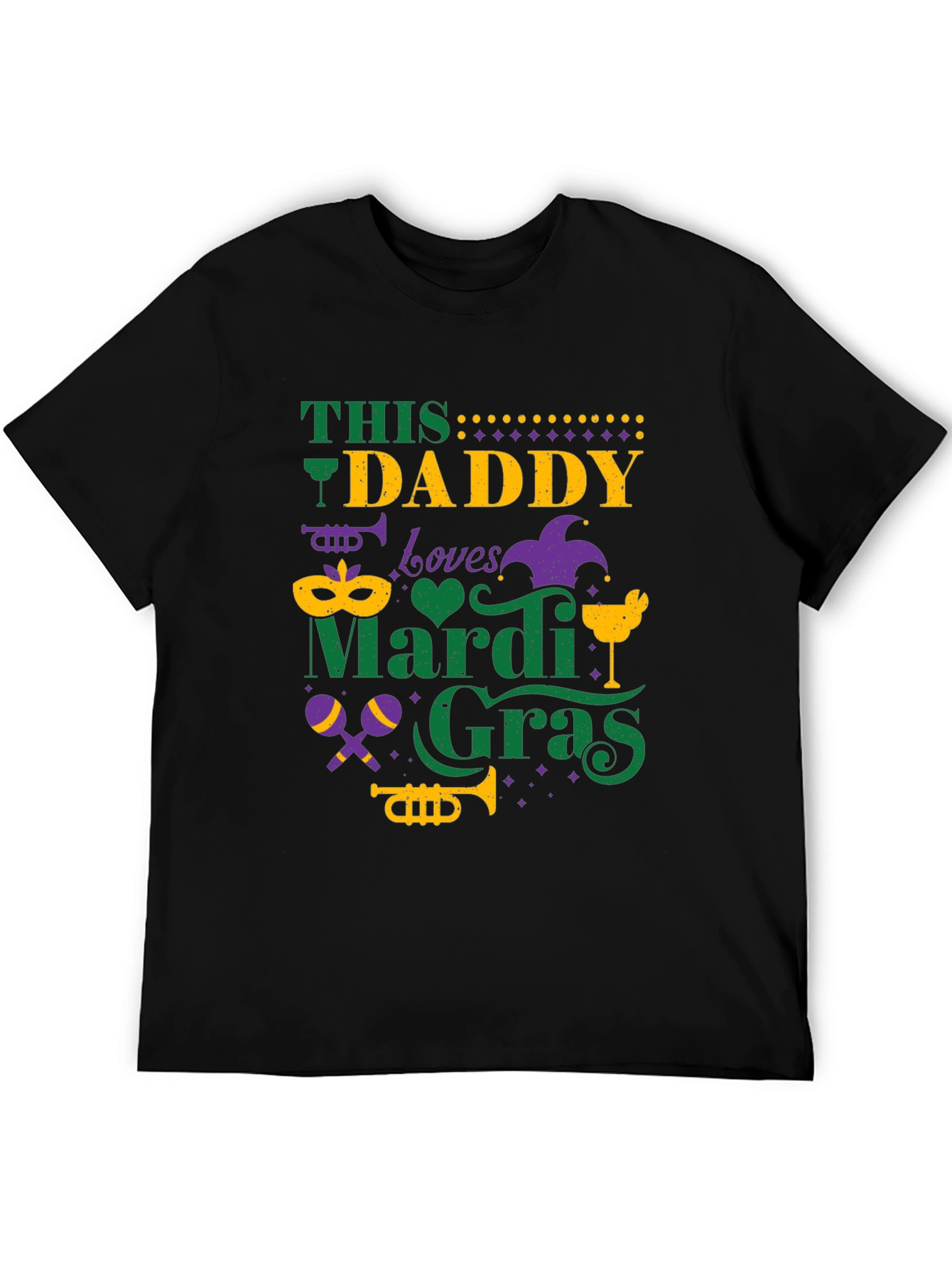 Mardi Gras Daddy Graphic T-Shirt