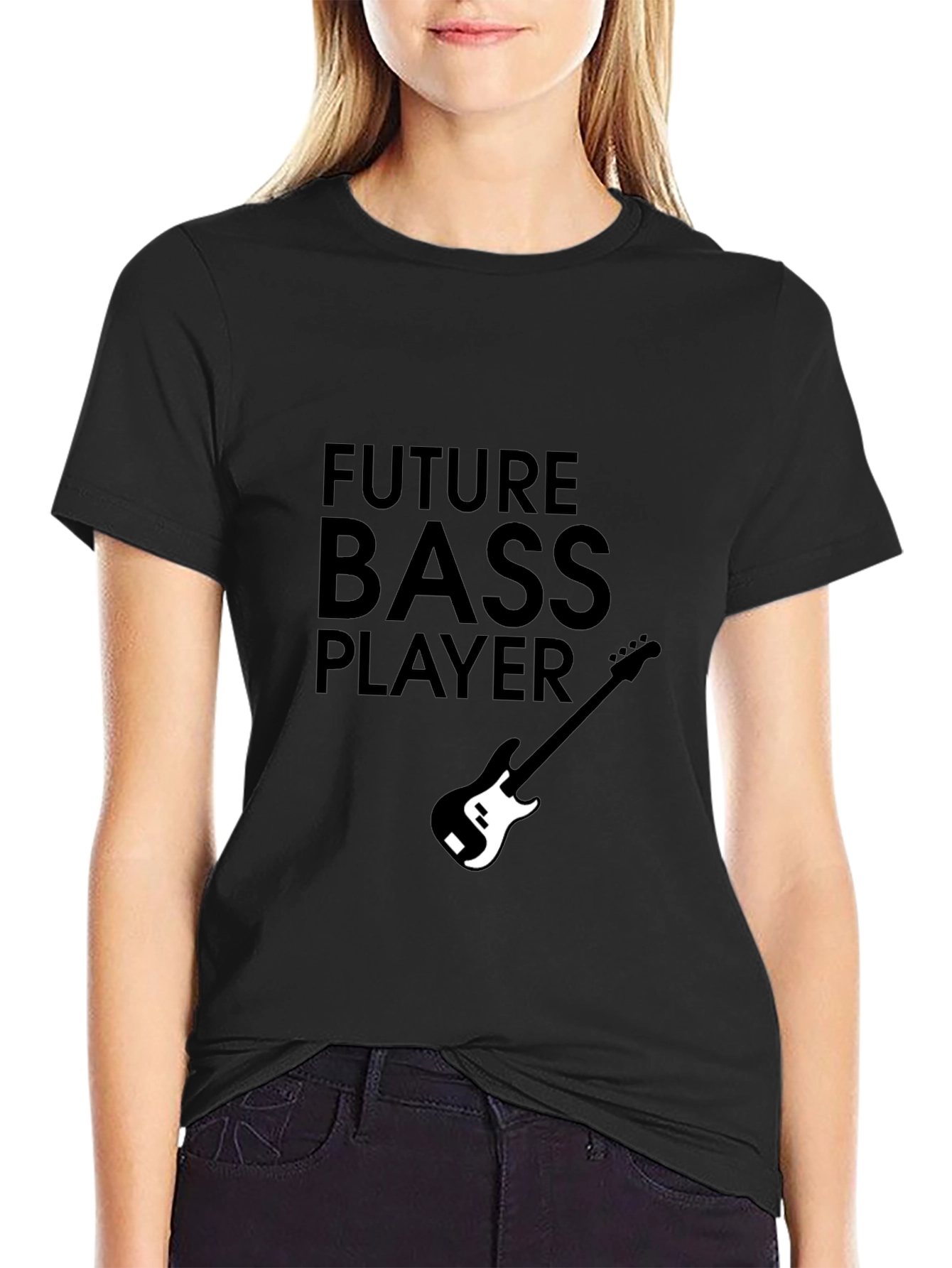 Future Bass Player T-Shirt - Black