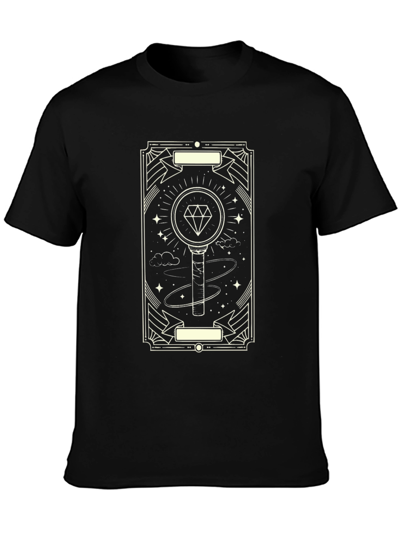 Diamond Graphic Black T-Shirt