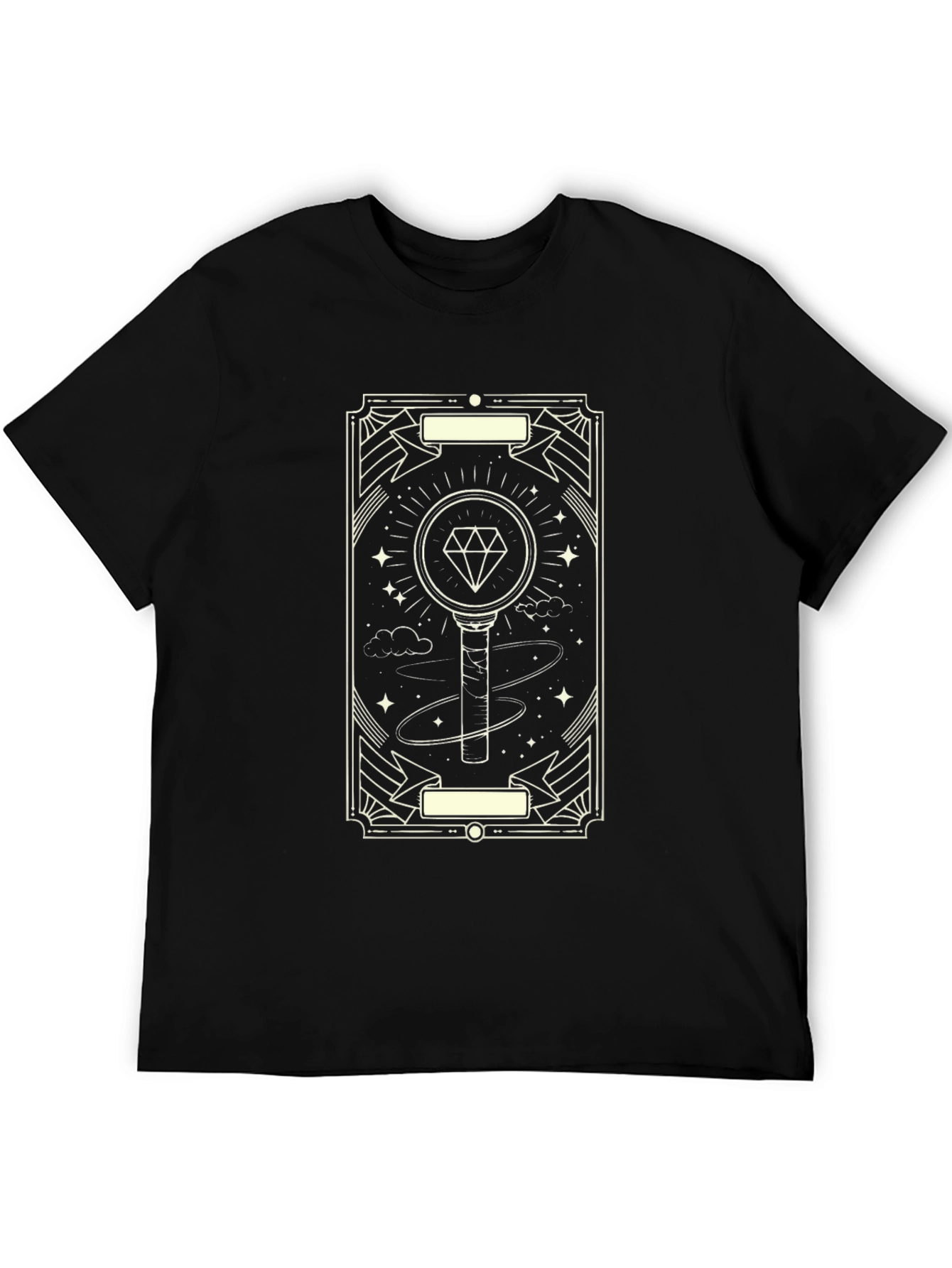 Diamond Graphic Black T-Shirt