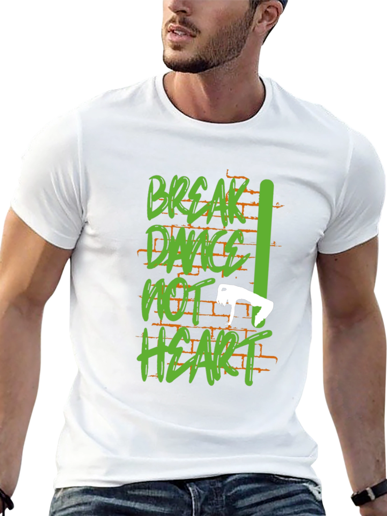 Break Dance Tee - Dance Not Heart