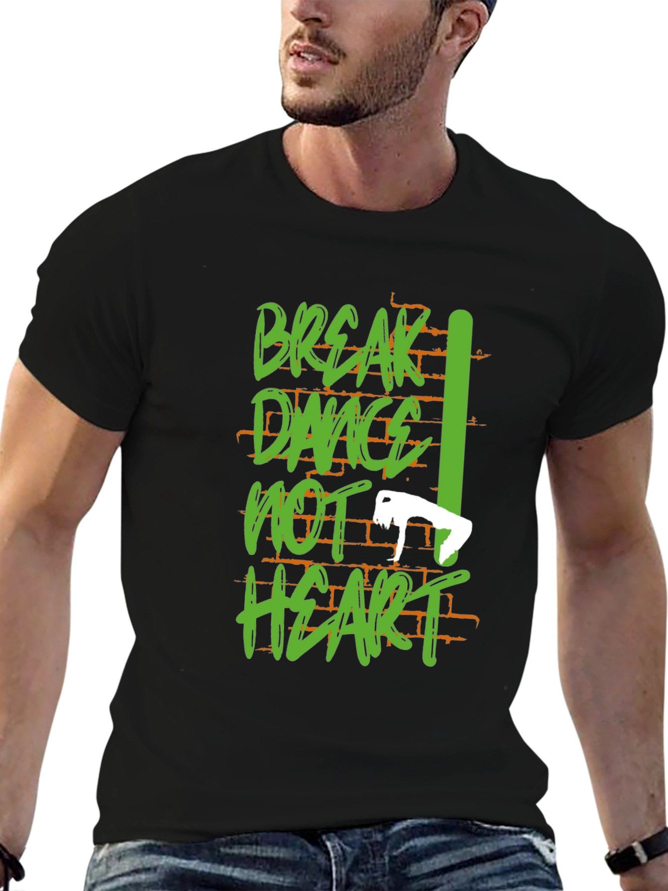 Break Dance Tee - Dance Not Heart