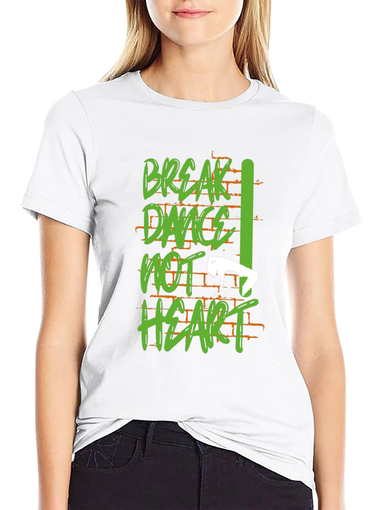 Break Dance Tee - Dance Not Heart