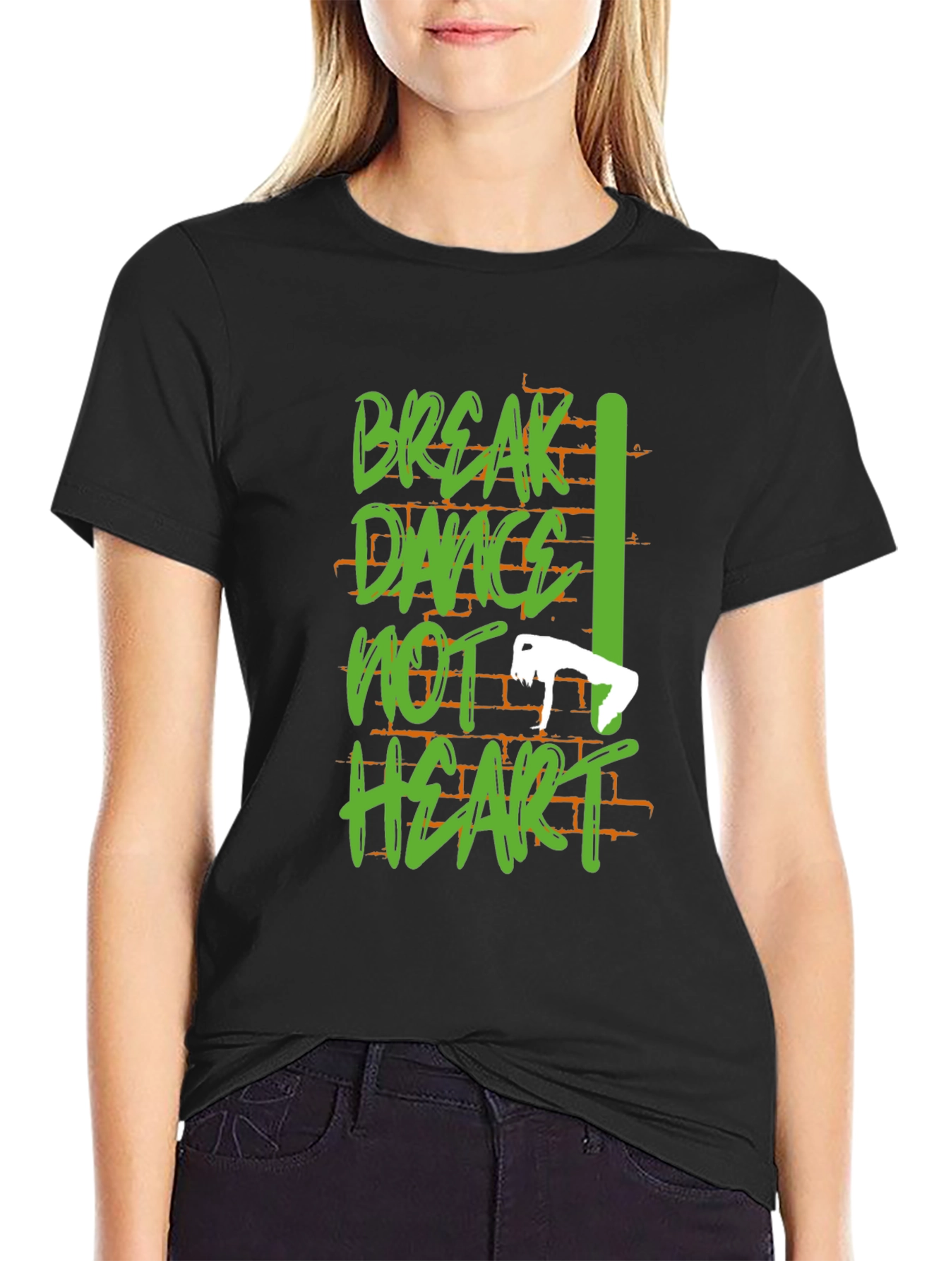 Break Dance Tee - Dance Not Heart