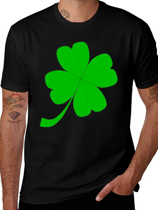 Lucky Shamrock Black T-Shirt