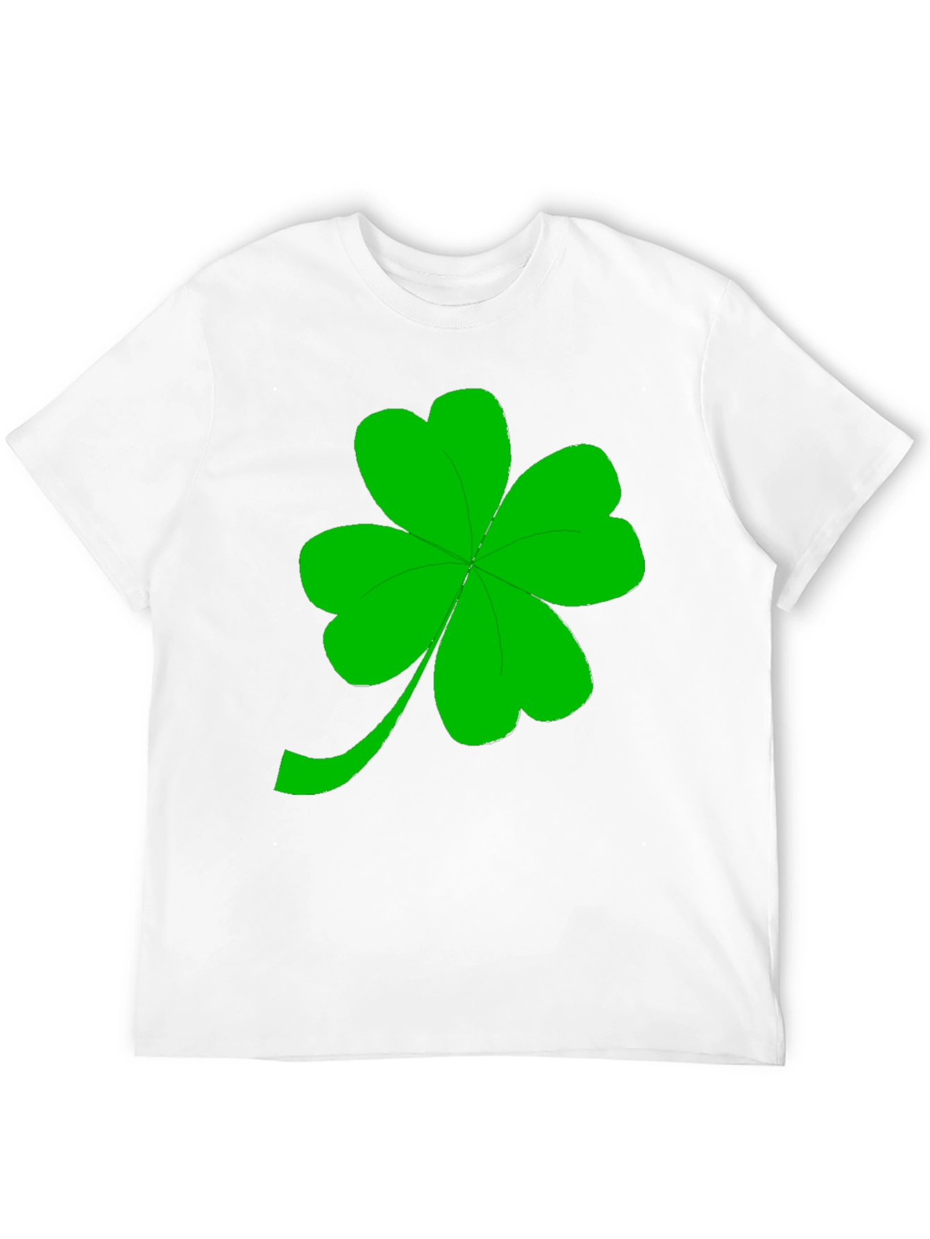 Lucky Shamrock Black T-Shirt