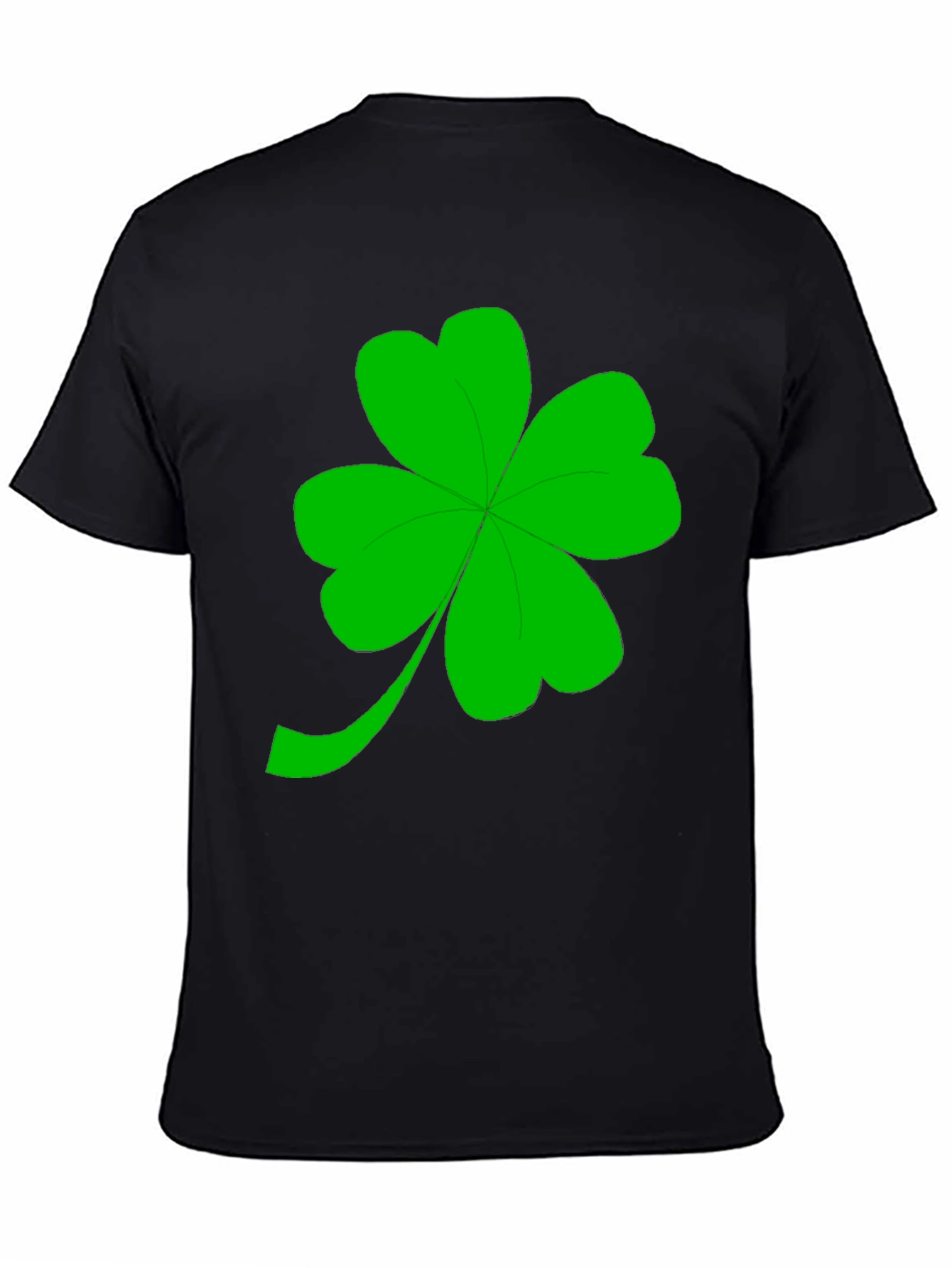 Lucky Shamrock Black T-Shirt