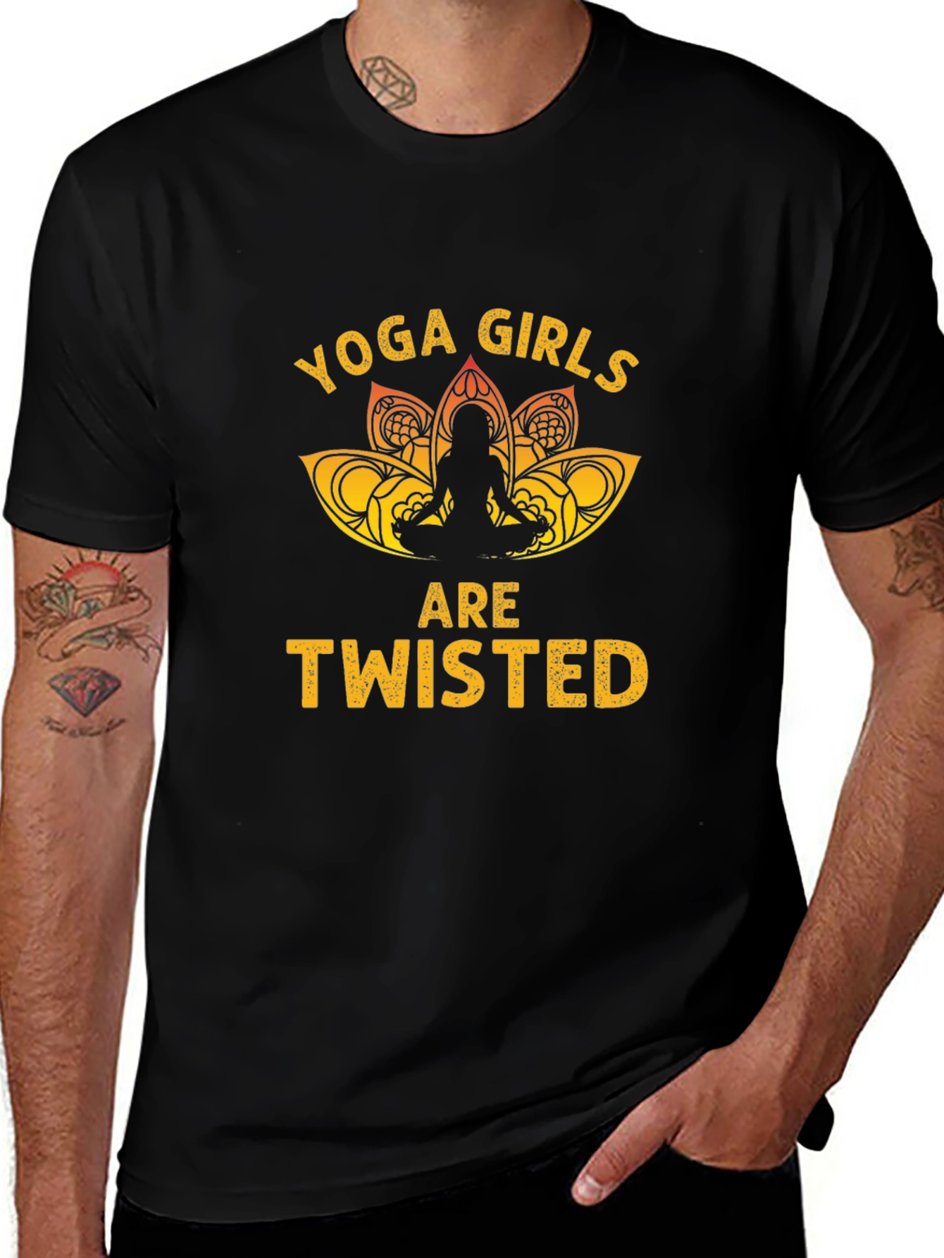 Yoga Girls Are Twisted T-Shirt