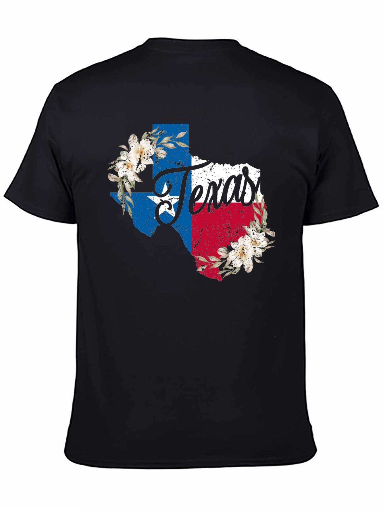 Texas State Pride Floral T-Shirt