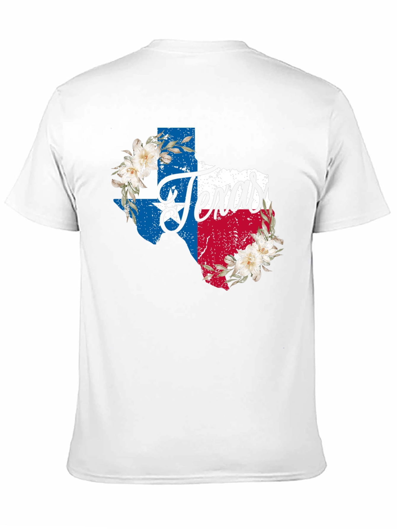 Texas State Pride Floral T-Shirt