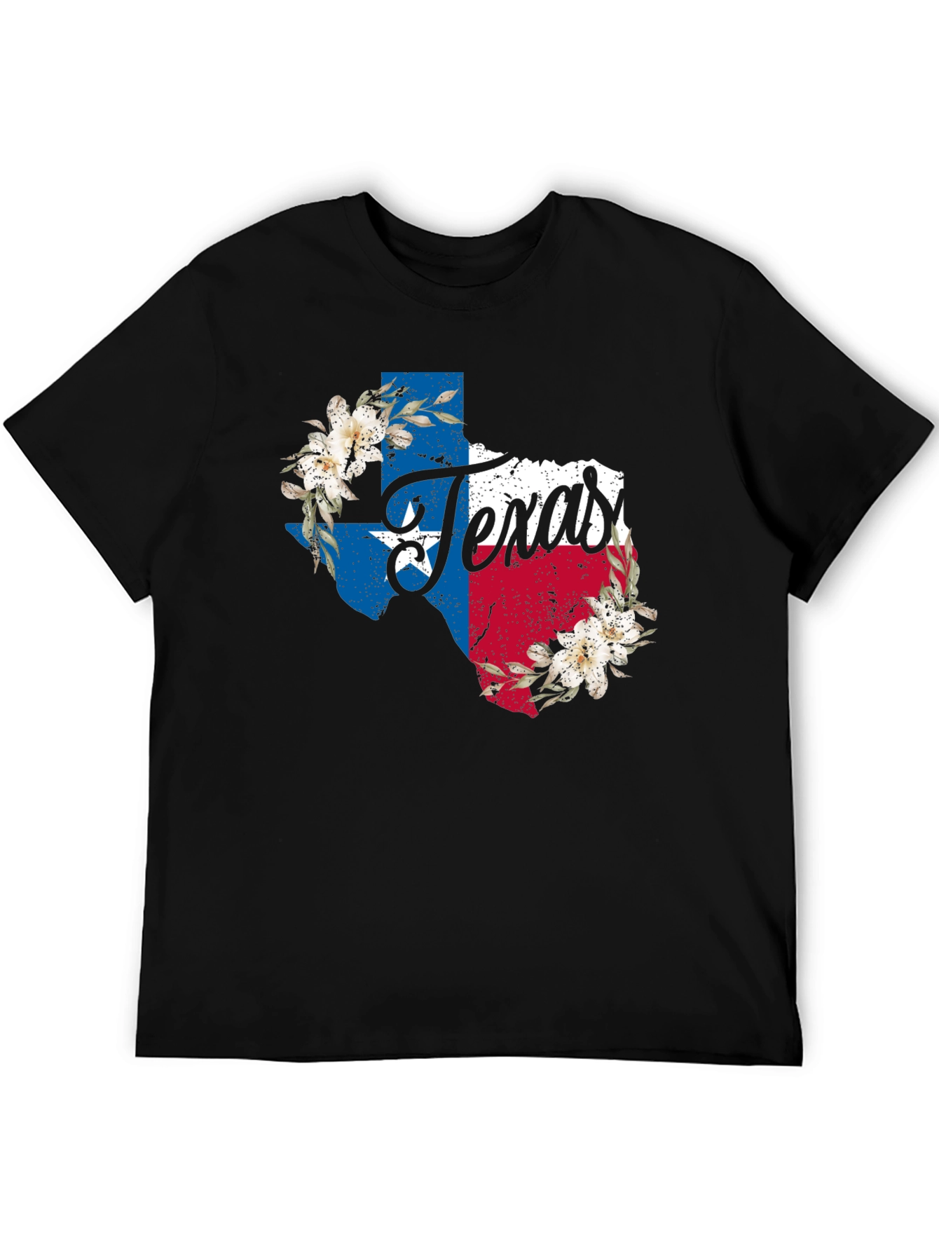 Texas State Pride Floral T-Shirt