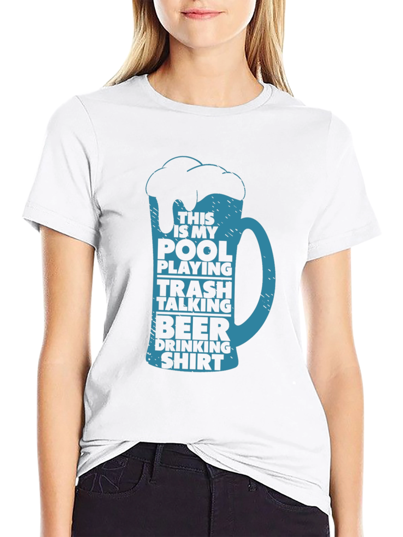 Pool Playing Beer Drinking T-Shirt