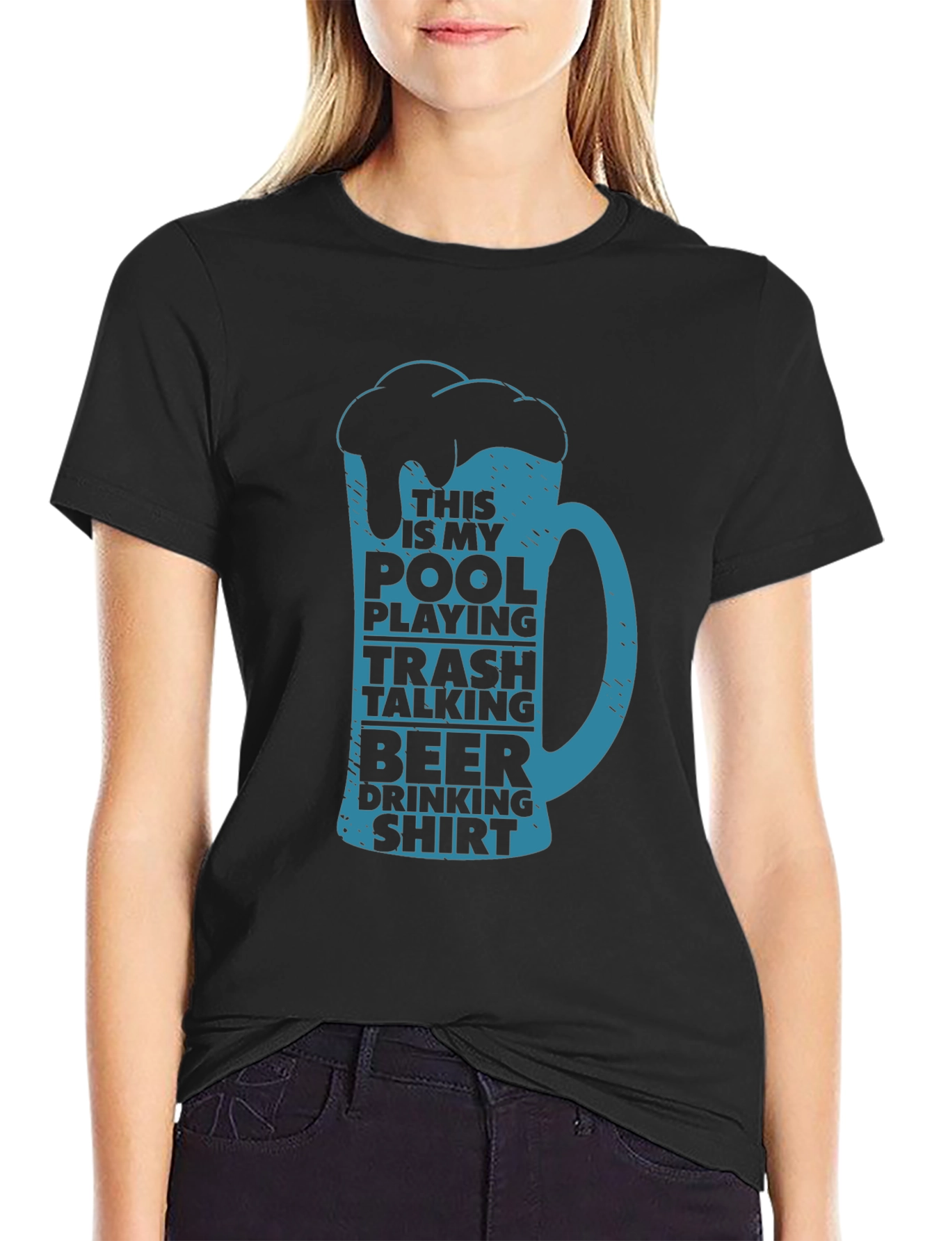 Pool Playing Beer Drinking T-Shirt