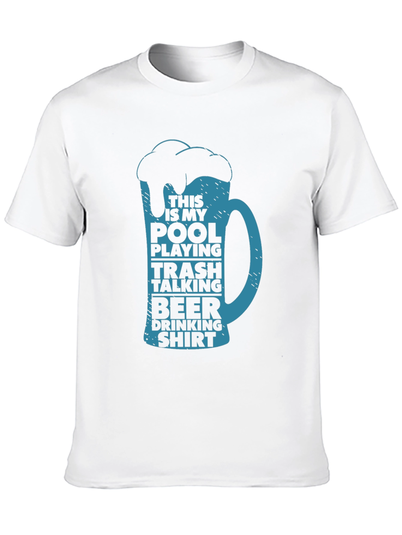 Pool Playing Beer Drinking T-Shirt