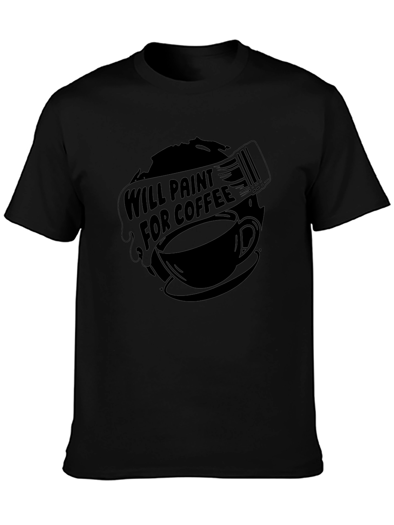 Will Paint for Coffee - Graphic Tee