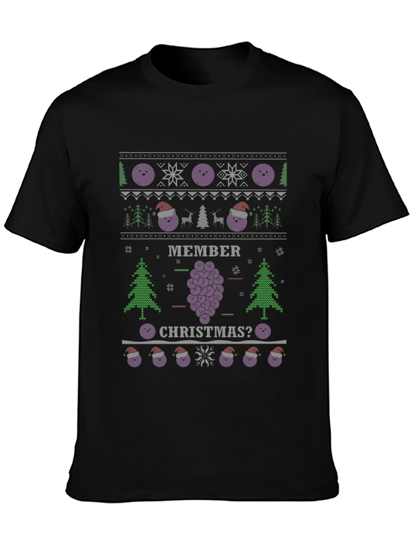 Member Berries Christmas Ugly Sweater T-Shirt