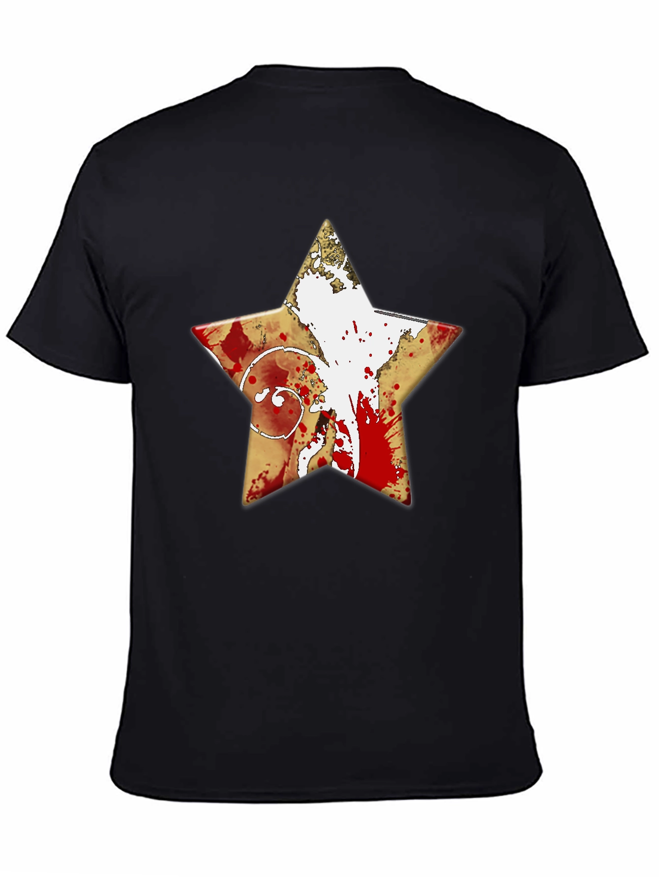 Graphic Star T-Shirt - Distressed Print