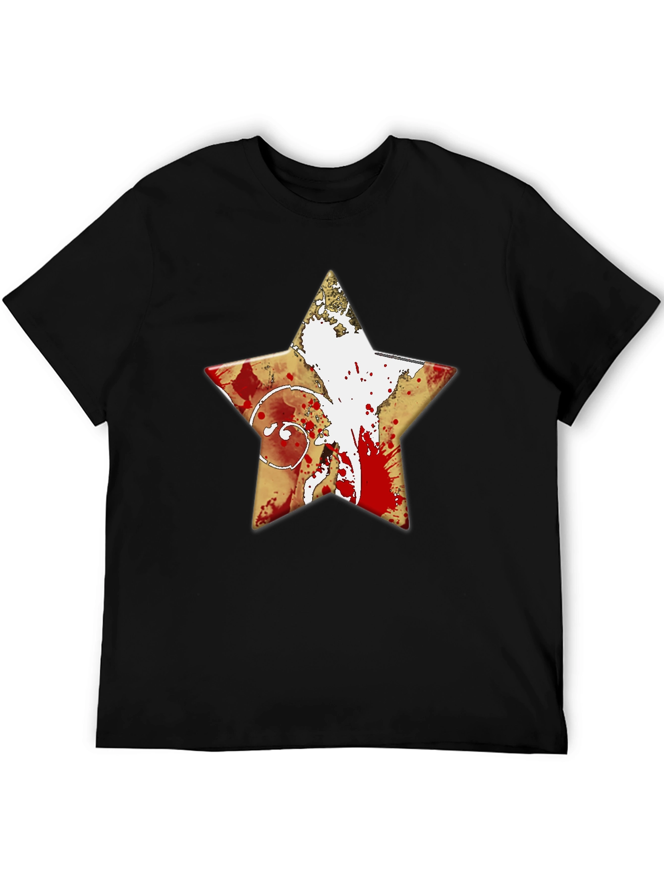 Graphic Star T-Shirt - Distressed Print
