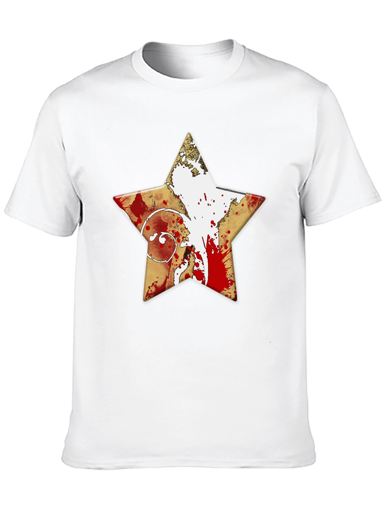 Graphic Star T-Shirt - Distressed Print