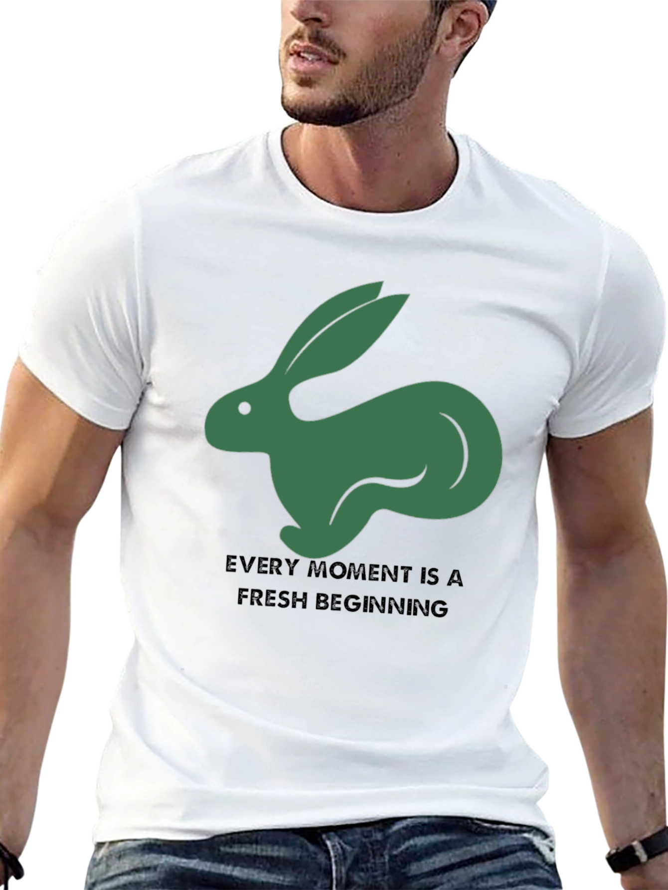 Hare Graphic Tee: Fresh Beginning T-Shirt