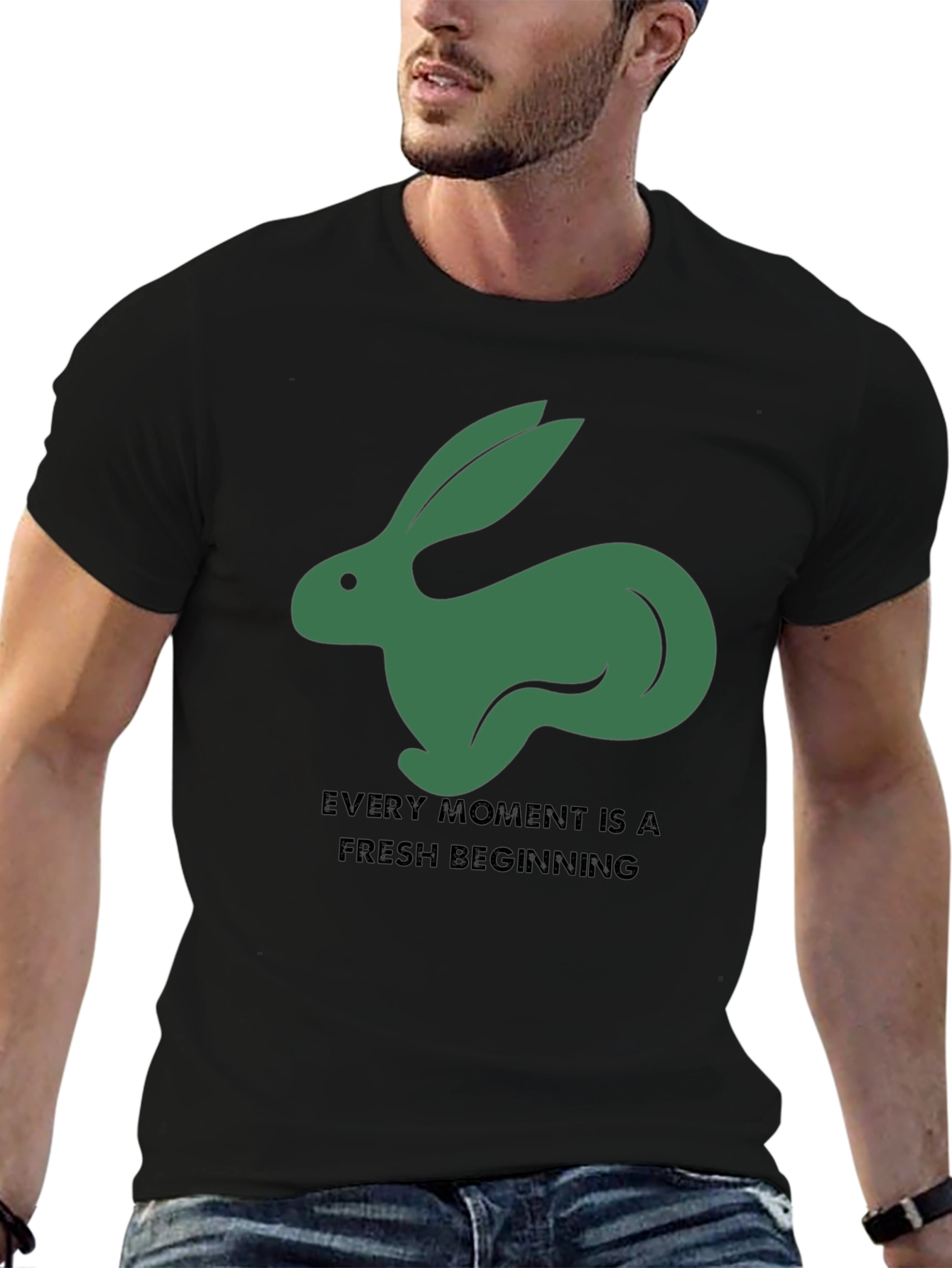 Hare Graphic Tee: Fresh Beginning T-Shirt