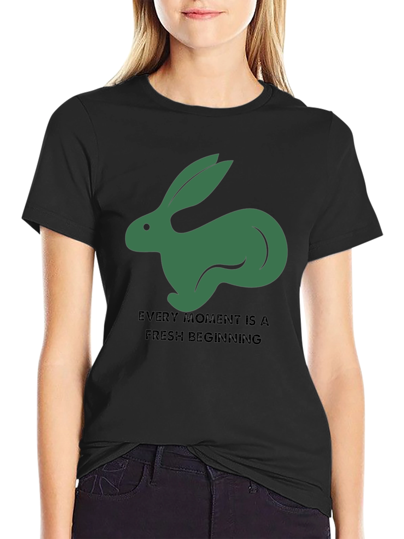 Hare Graphic Tee: Fresh Beginning T-Shirt