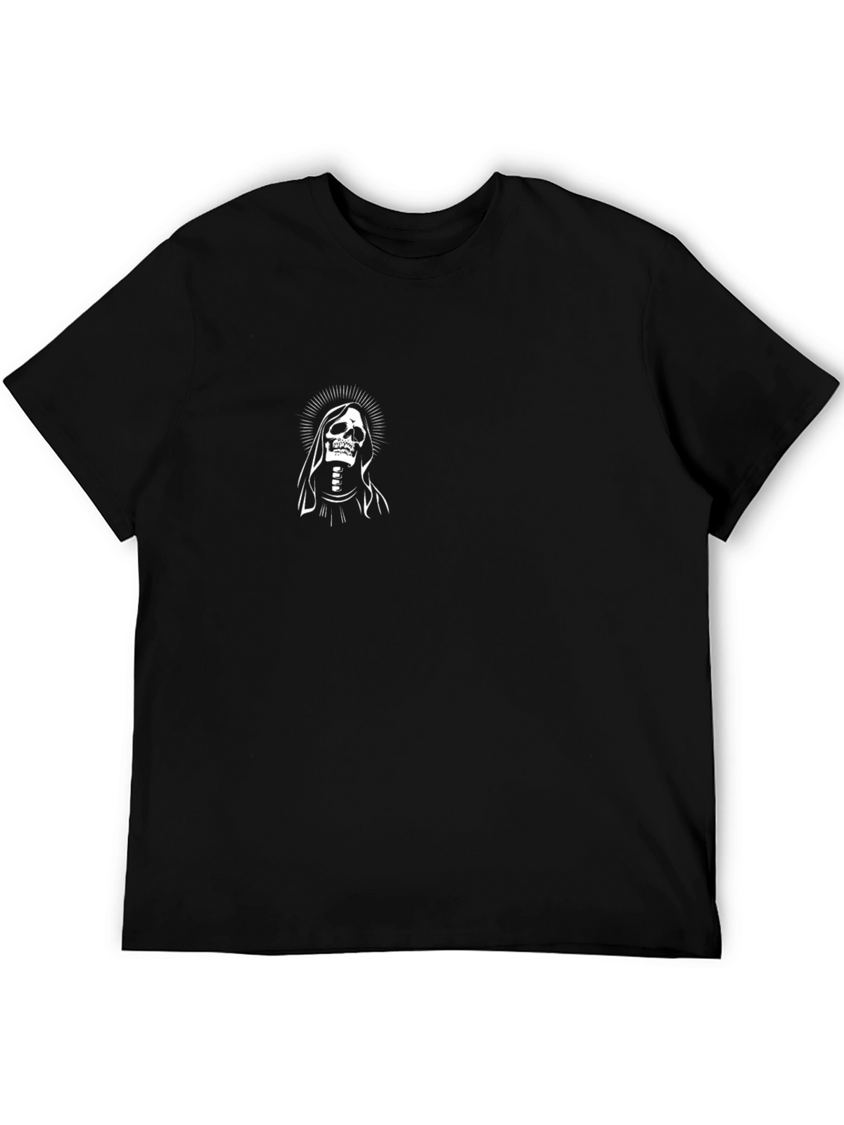 Grim Reaper Graphic T-Shirt - Black Cotton Tee