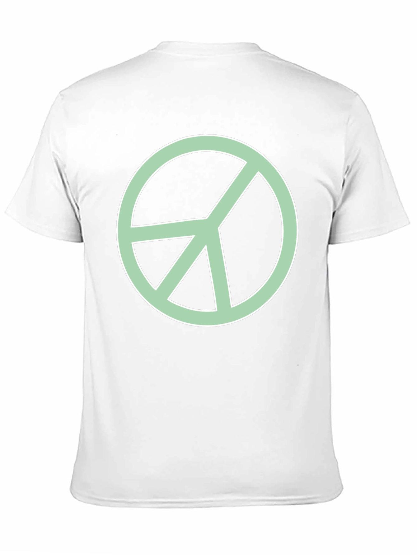 Peace Sign Graphic Tee - Black